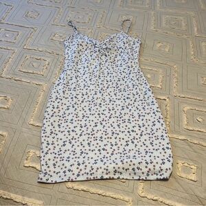 Windsor Blue Floral Dress with Spaghetti Straps